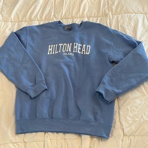 blue Hilton Head crewneck